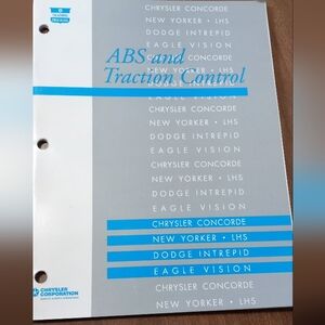 ABS and Traction Control Chrysler Corp Manual
